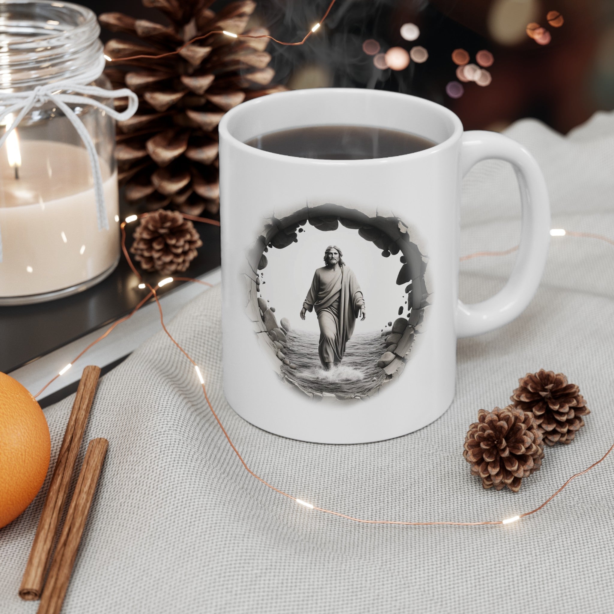 Jesus Breakthrough Mug - Faith-Inspired Ceramic Coffee Cup