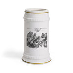 Front view of Jesus Loves You Beer Stein Mug