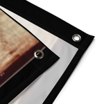 Gospel Noir — Turin Shroud Study Flag (One-Sided Print)