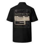 Case Closed Risen Christian streetwear button-down shirt back view 3D fitted
