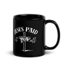 Jesus Paid It All Black Coffee Mug – Grace & Faith in Ephesians 2:8-9