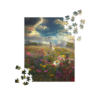 Front view of completed puzzle