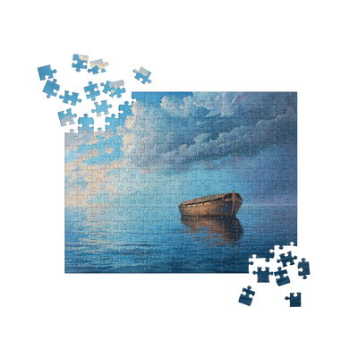 Front view of completed puzzle