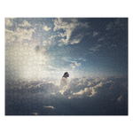 Jesus in Clouds puzzle in progress