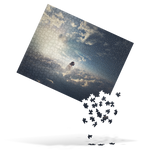 Single piece of Jesus in Clouds puzzle