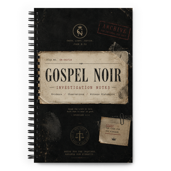 Gospel Noir Investigation Notes Spiral Notebook