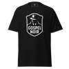 Gospel Noir Black Cotton T‑Shirt – Heavenly Crafted Unisex Tee