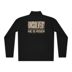 Gospel Noir Fingerprint Cross Christian quarter-zip pullover back view