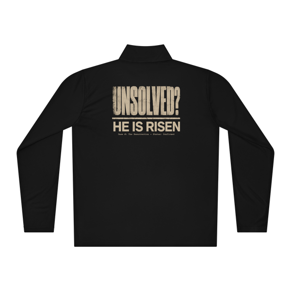 Fingerprint Cross Christian Quarter-Zip Pullover