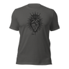 Jesus Heart T-Shirt – Subtle Faith Style in Classic Gray
