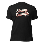 "Strong & Courageous" Joshua 1:9 Shirt - Christian Faith T-Shirt