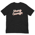 "Strong & Courageous" Joshua 1:9 Shirt - Christian Faith T-Shirt
