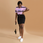 Kingdom Builders T-Shirt – Bold Blue & White on Pink