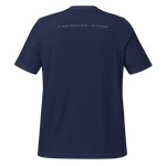 Gospel Noir Filed Under Grace Ephesians 2:8 Christian t-shirt back scripture print - Navy Casual fit