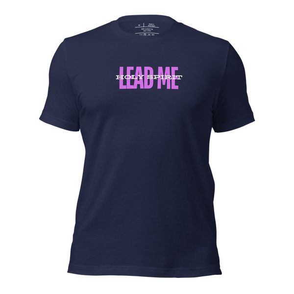 Holy Spirit Lead Me T-Shirt – Navy Guidance
