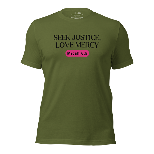 Army of Faith T-Shirt – Bold Design in Army Green