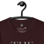 Gospel Noir "The Body Was Gone By Morning" T-shirt Oxblood Hanger Close up
