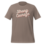 "Strong & Courageous" Joshua 1:9 Shirt - Christian Faith T-Shirt