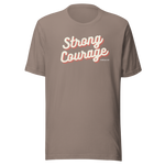 "Strong & Courageous" Joshua 1:9 Shirt - Christian Faith T-Shirt