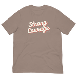 "Strong & Courageous" Joshua 1:9 Shirt - Christian Faith T-Shirt