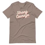 "Strong & Courageous" Joshua 1:9 Shirt - Christian Faith T-Shirt