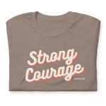 "Strong & Courageous" Joshua 1:9 Shirt - Christian Faith T-Shirt