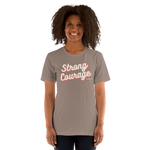 "Strong & Courageous" Joshua 1:9 Shirt - Christian Faith T-Shirt