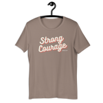 "Strong & Courageous" Joshua 1:9 Shirt - Christian Faith T-Shirt