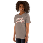 "Strong & Courageous" Joshua 1:9 Shirt - Christian Faith T-Shirt