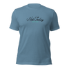 Not Today Satan T-Shirt – Bold Statement in Steel Blue