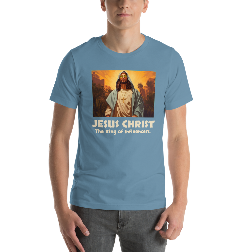 Jesus Christ: The King of Influencers T-Shirt – Faith-Inspired Urban Style Tee
