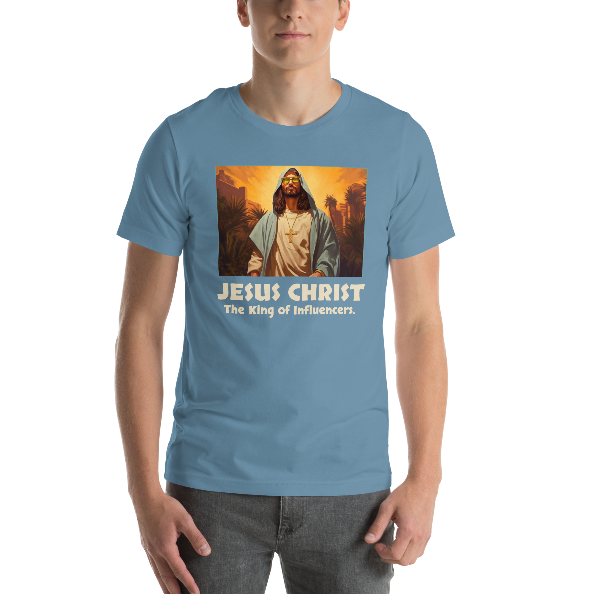 Jesus Christ: The King of Influencers T-Shirt – Faith-Inspired Urban Style Tee