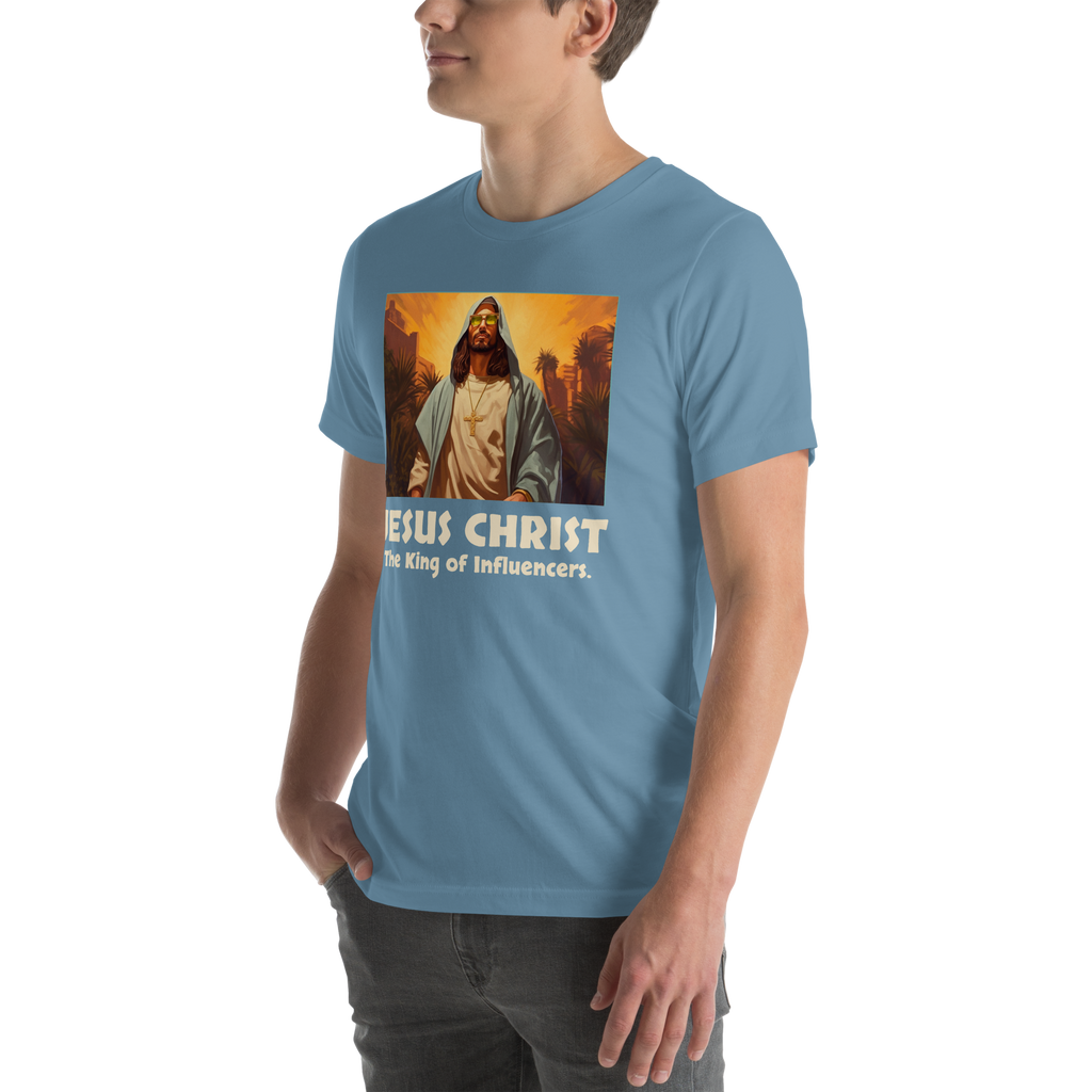 Jesus Christ: The King of Influencers T-Shirt – Faith-Inspired Urban Style Tee