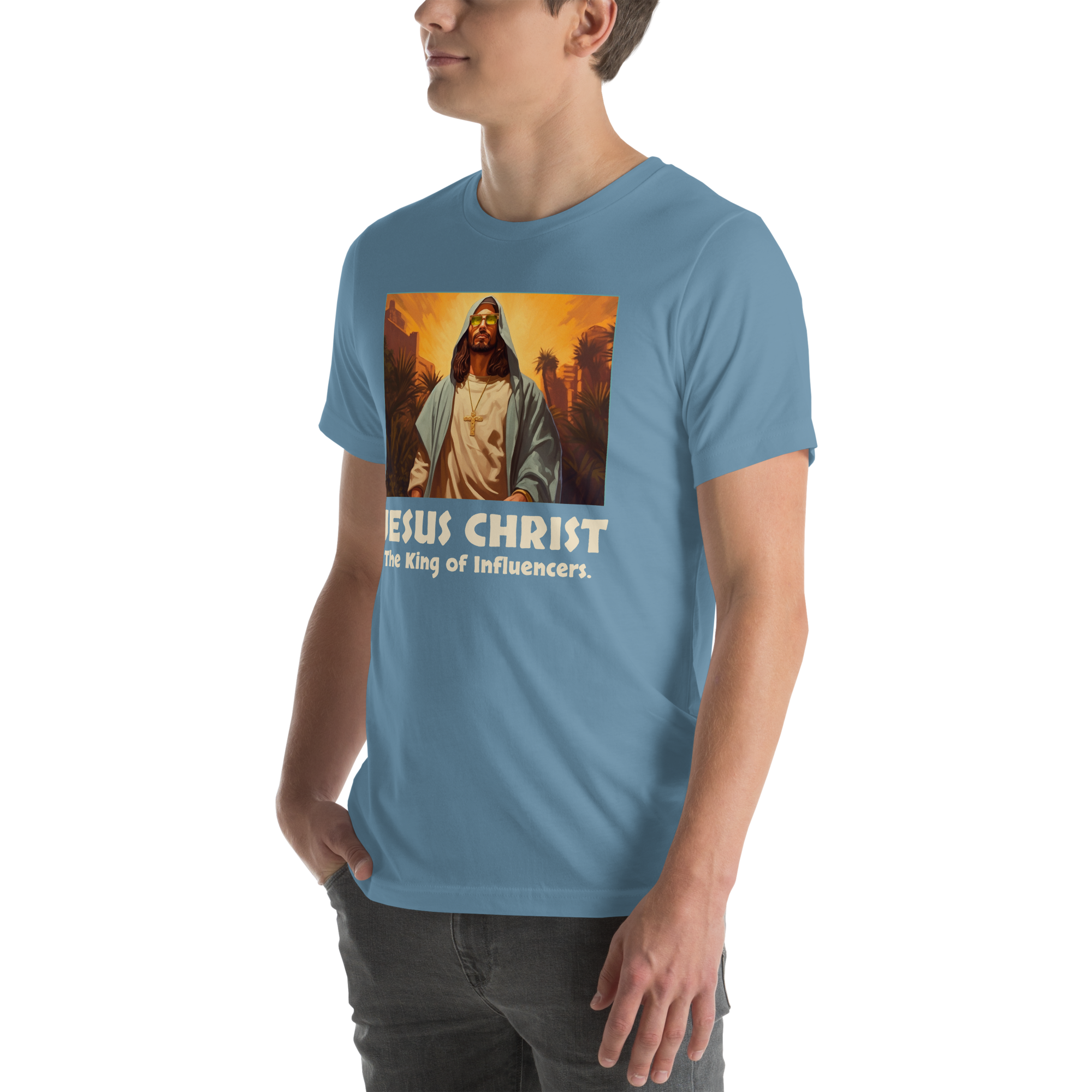 Jesus Christ: The King of Influencers T-Shirt – Faith-Inspired Urban Style Tee