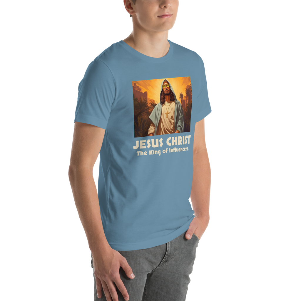 Jesus Christ: The King of Influencers T-Shirt – Faith-Inspired Urban Style Tee