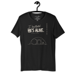 I Investigated He’s Alive Gospel Noir Christian t-shirt displayed on hanger