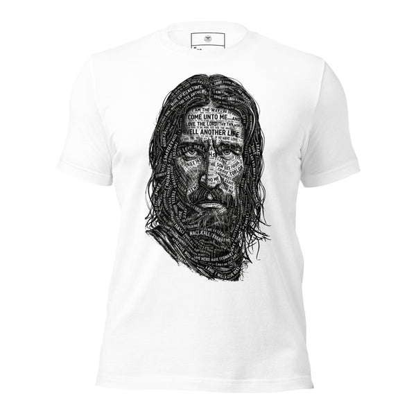 Gospel Noir — Words of Jesus Portrait Tee