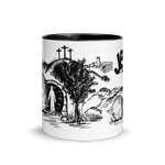 Jesus Saves You Mug with Black Inside - 11 oz and 15 oz Ceramic