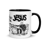 Side view of Jesus Saves You mug