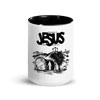 Jesus Saves You Mug with Black Inside - 11 oz and 15 oz Ceramic