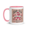 Breast Cancer Awareness Mug – Strength & Courage | Joshua 1:9