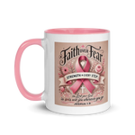 Breast Cancer Awareness Mug – Strength & Courage | Joshua 1:9