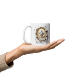 Faith Over Fear Coffee Mug – Breaking Through with Jesus