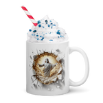 Faith Over Fear Coffee Mug – Breaking Through with Jesus