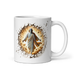 Divine Breakthrough Coffee Mug – Jesus Walking Through Design